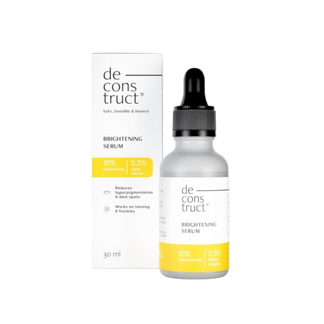 Deconstruct Brightening Serum 10% Niacinamide + 0.3% Alpha Arbutin Deconstruct Brightening Serum 10% Niacinamide + 0.3% Alpha Arbutin