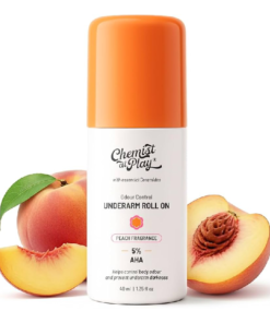 Chemist at Play 5% AHAs + Vitamin C Underarm Roll On - Fragrance Free
