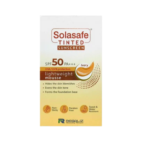 Regaliz Solasafe Tinted Sunscreen SPF50 PA+++ Ivory