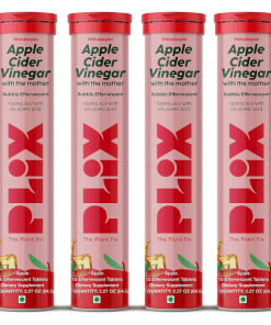 Plix Apple Cider Vinegar Apple Flavour Effervescent Tablets