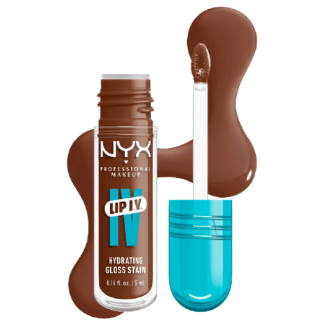 Cocoa Quench! NYX Lip I.V. Hydrating Lip Gloss Stain
