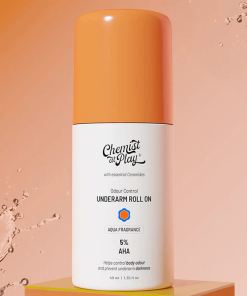 Chemist at Play 5% AHAs + Vitamin C Underarm Roll On - Fragrance Free