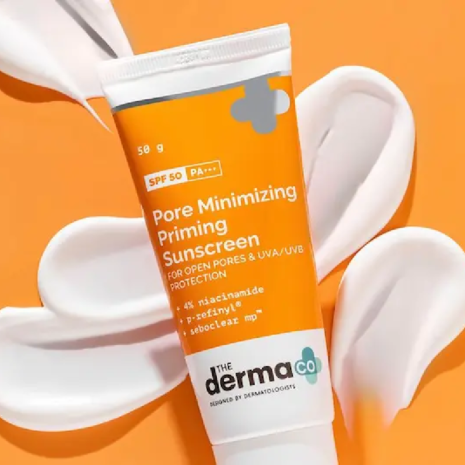 The Derma Co Pore Minimizing Priming Sunscreen SPF50 PA+++