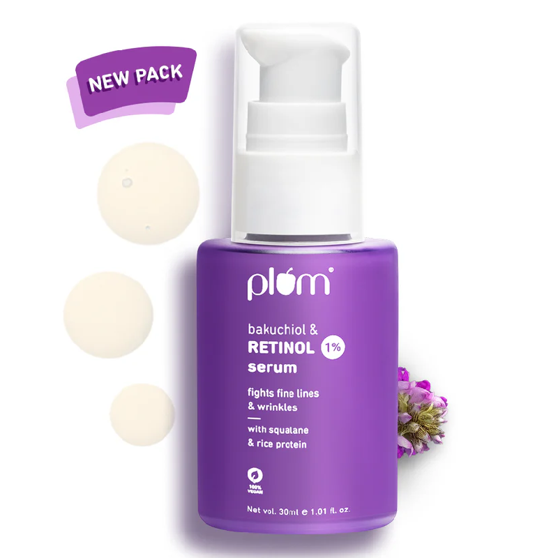 Plum 1% Retinol Face Serum With Bakuchiol 1 Plum 1% Retinol Face Serum With Bakuchiol