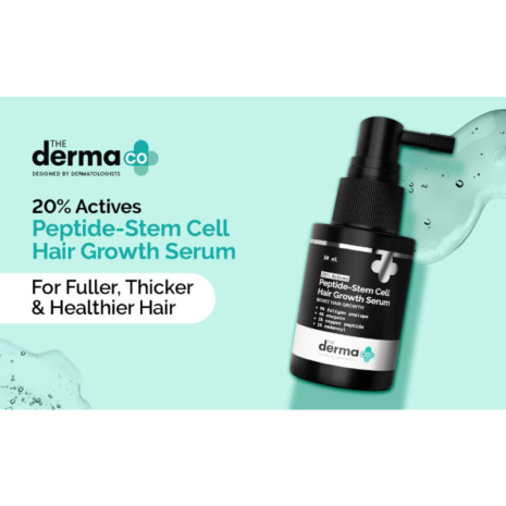 The Derma Co 20% Actives Peptide-Stem Cell Hair Growth Serum The Derma Co 20% Actives Peptide-Stem Cell Hair Growth Serum
