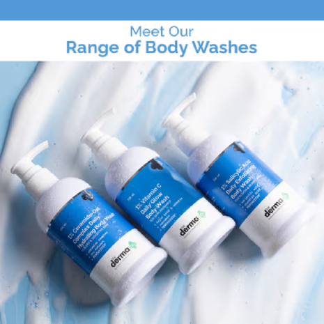 The Derma Co 1% Vitamin C Daily Glow Body Wash The Derma Co 1% Vitamin C Daily Glow Body Wash