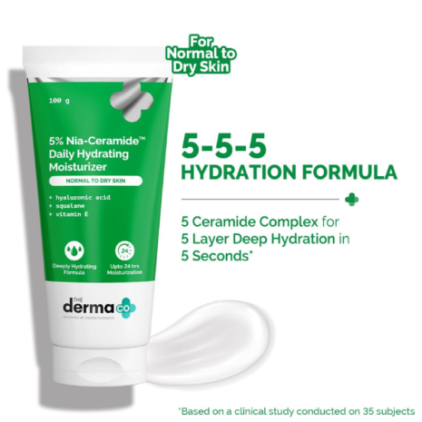 The Derma Co 5% Nia-Ceramide Daily Hydrating Moisturizer The Derma Co 5% Nia-Ceramide Daily Hydrating Moisturizer