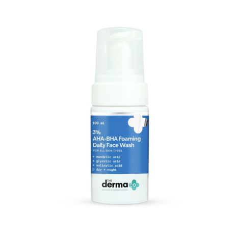 The Derma Co 3% AHA-BHA Foaming Daily Face Wash