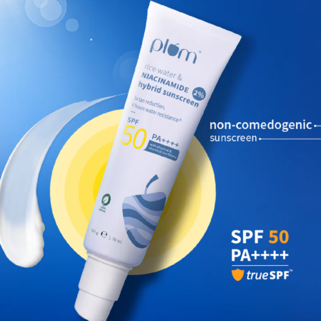 Plum 2% Niacinamide & Rice Water Hybrid Sunscreen