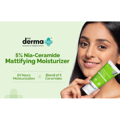 The Derma Co 5% Nia-Ceramide Mattifying Moisturizer The Derma Co 5% Nia-Ceramide Mattifying Moisturizer