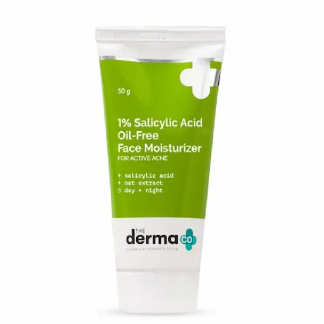 The Derma CO 1% Salicylic Acid Oil-Free Daily Face Moisturizer