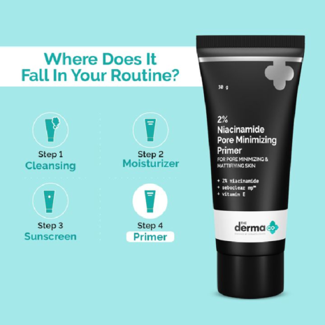 The Derma Co 2% Niacinamide Pore Minimizing Primer The Derma Co 2% Niacinamide Pore Minimizing Primer