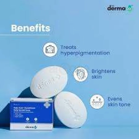 The Derma Co Kojic Acid + Glutathione Daily Syndet Soap The Derma Co Kojic Acid + Glutathione Daily Syndet Soap