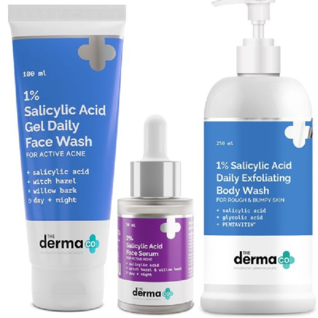The Derma Co Salicylic Acid Fight Acne Combo