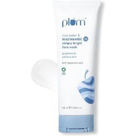 Plum 2% Niacinamide & Rice Water Simply Bright Face Wash
