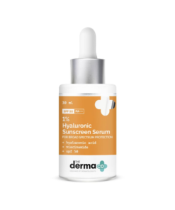 The Derma Co 1% Hyaluronic Sunscreen Serum SPF50 PA+++