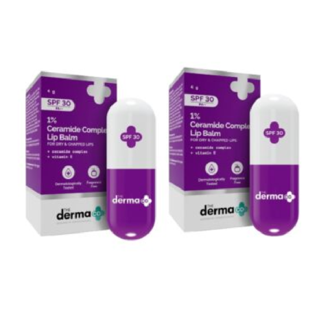 The Derma CO 1% Ceramide Complex Lip Balm For Dry Lips With SPF30 The Derma CO 1% Ceramide Complex Lip Balm For Dry Lips With SPF30