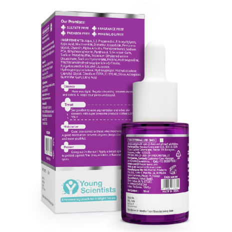 The Derma Co 2% Kojic Acid Face Serum with 1% Alpha Arbutin & Niacinamide The Derma Co 2% Kojic Acid Face Serum with 1% Alpha Arbutin & Niacinamide