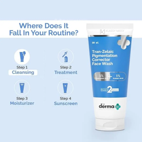 The Derma Co Tran-Zelaic Pigmentation Corrector Face Wash The Derma Co Tran-Zelaic Pigmentation Corrector Face Wash