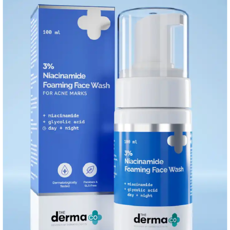 The Derma Co 3% Niacinamide Foaming Face Wash For Acne Marks The Derma Co 3% Niacinamide Foaming Face Wash For Acne Marks