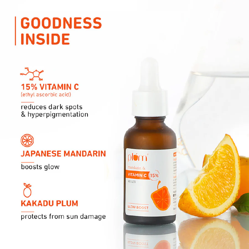 Plum 15% Vitamin C Face Serum With Mandarin 3 Plum 15% Vitamin C Face Serum With Mandarin