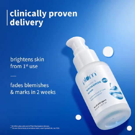 Plum 10% Niacinamide Face Serum With Rice Water Plum 10% Niacinamide Face Serum With Rice Water