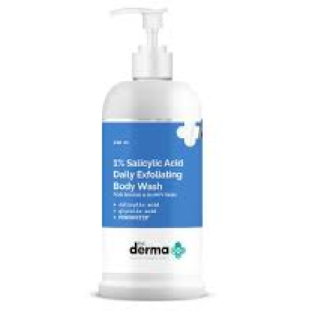 The Derma Co 1% Salicylic Acid Daily Exfoliating Body Wash (250ml)
