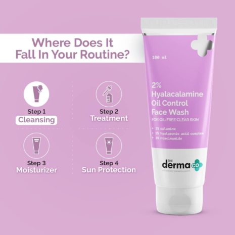 The Derma Co 2% Hyalacalamine Oil Control Face Wash The Derma Co 2% Hyalacalamine Oil Control Face Wash