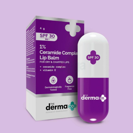 The Derma Co 1% Kojic Acid Lip Balm SPF30 PA++ For Dark & Pigmented Lips (4g)
