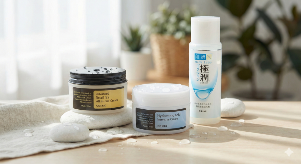 কে-বিউটি বা কোরিয়ান স্কিনকেয়ার (Hydration & Glow