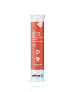 The Derma Co 1000 mg Vitamin C Effervescent Tablets For Skin Radiance