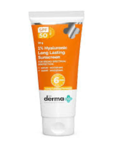 The Derma Co 1% Hyaluronic Long Lasting Sunscreen SPF50 PA++++