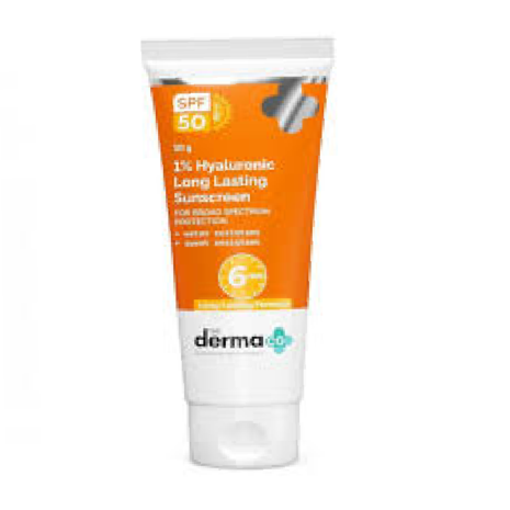 The Derma Co 1% Hyaluronic Long Lasting Sunscreen SPF50 PA++++