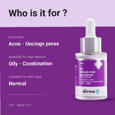 The Derma Co 2% Salicylic Acid Face Serum The Derma Co 2% Salicylic Acid Face Serum