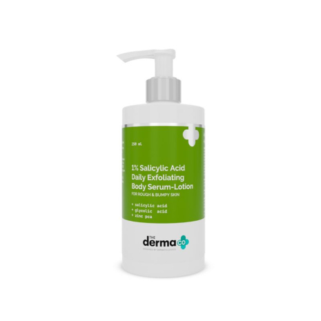 The Derma Co 1% Salicylic Acid Daily Exfoliating Body Serum-Lotion