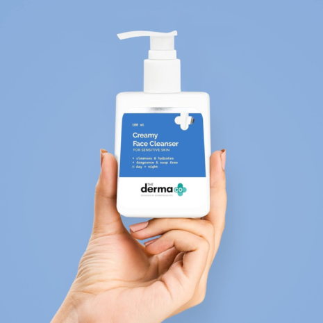 The Derma Co Creamy Cleanser For Sensitive Skin