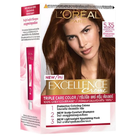 L’Oreal Excellence Creme 5.35 Chocolate Brown L’Oreal Excellence Creme 5.35 Chocolate Brown