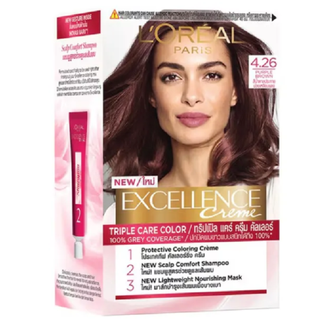 L’Oreal Excellence Creme 4.26 Purple Brown L’Oreal Excellence Creme 4.26 Purple Brown