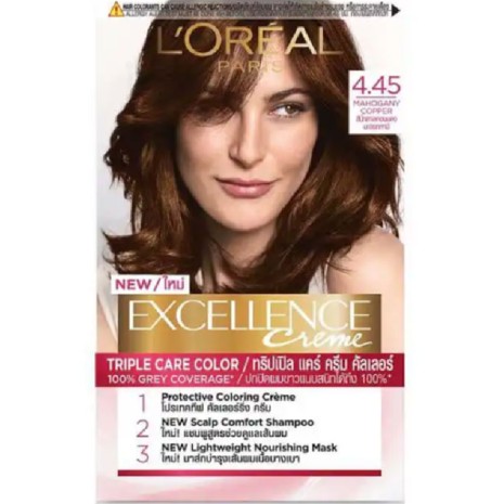 L’Oreal Excellence Creme 4.45 Mahogany Copper L’Oreal Excellence Creme 4.45 Mahogany Copper