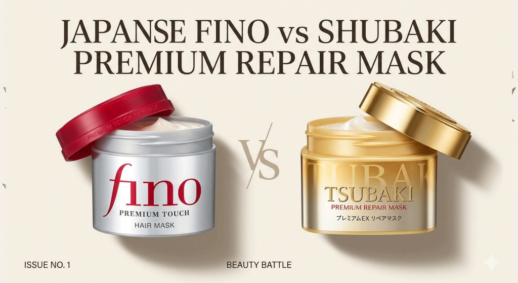 Fino বনাম Tsubaki Hair Mask: Dry ও Damaged চুলের জন্য কোনটি কিনবেন?