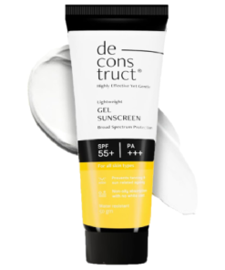Deconstruct Gel Sunscreen for Oily Skin SPF 50 PA++++ 50g lightweight non-greasy sunscreen