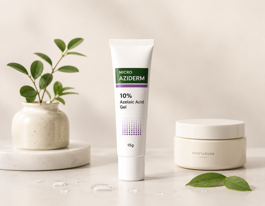 Micro Aziderm 10% Azelaic Acid Gel 15g Available beautybellbd