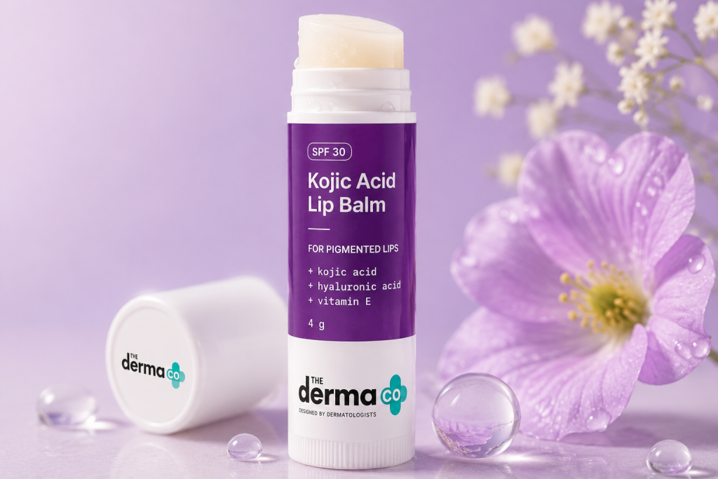 The Derma Co 1% Kojic Acid Lip Balm SPF30 PA++