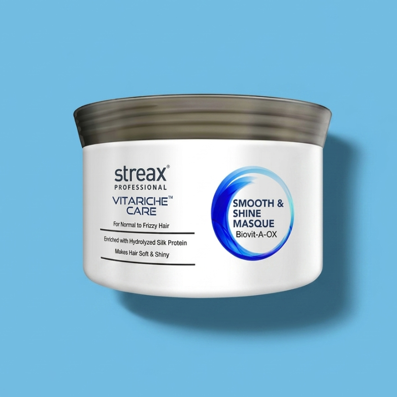 Streax Professionals Smooth &Amp; Shine Masque For Normal Dry And Frizzy Hair 1 Streax Professionals Smooth & Shine Masque