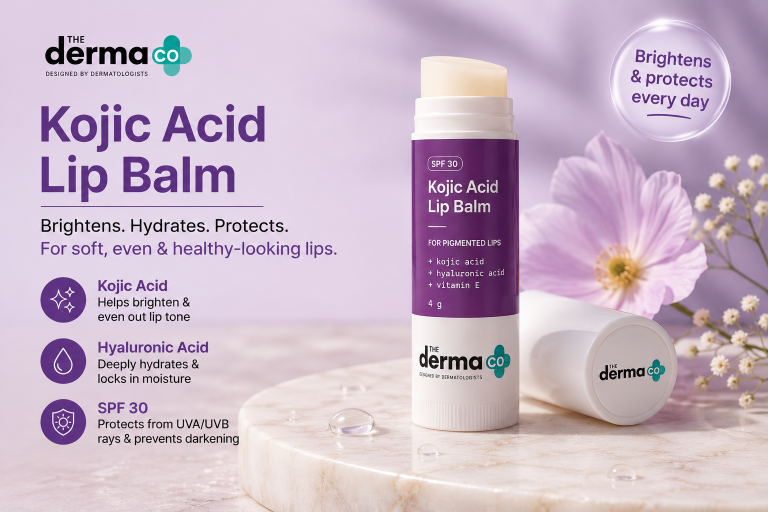 The Derma Co 1% Kojic Acid Lip Balm Review: Does It Really Lighten Pigmented Lips? 11 The Derma Co Kojic Acid Lip Balm review for dark lips