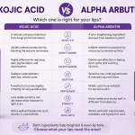 Kojic acid vs alpha arbutin for dark lips