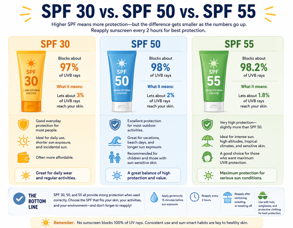 Sunscreen Complete Guide: SPF, PA Rating, Skin Type এবং Best Sunscreen Selection