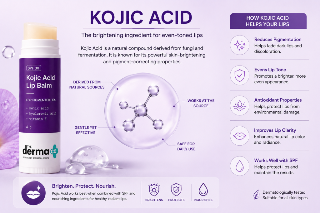 Kojic Acid Vs Alpha Arbutin: Which Is Better For Lip Hyperpigmentation? 2 Kojic acid benefits for lips