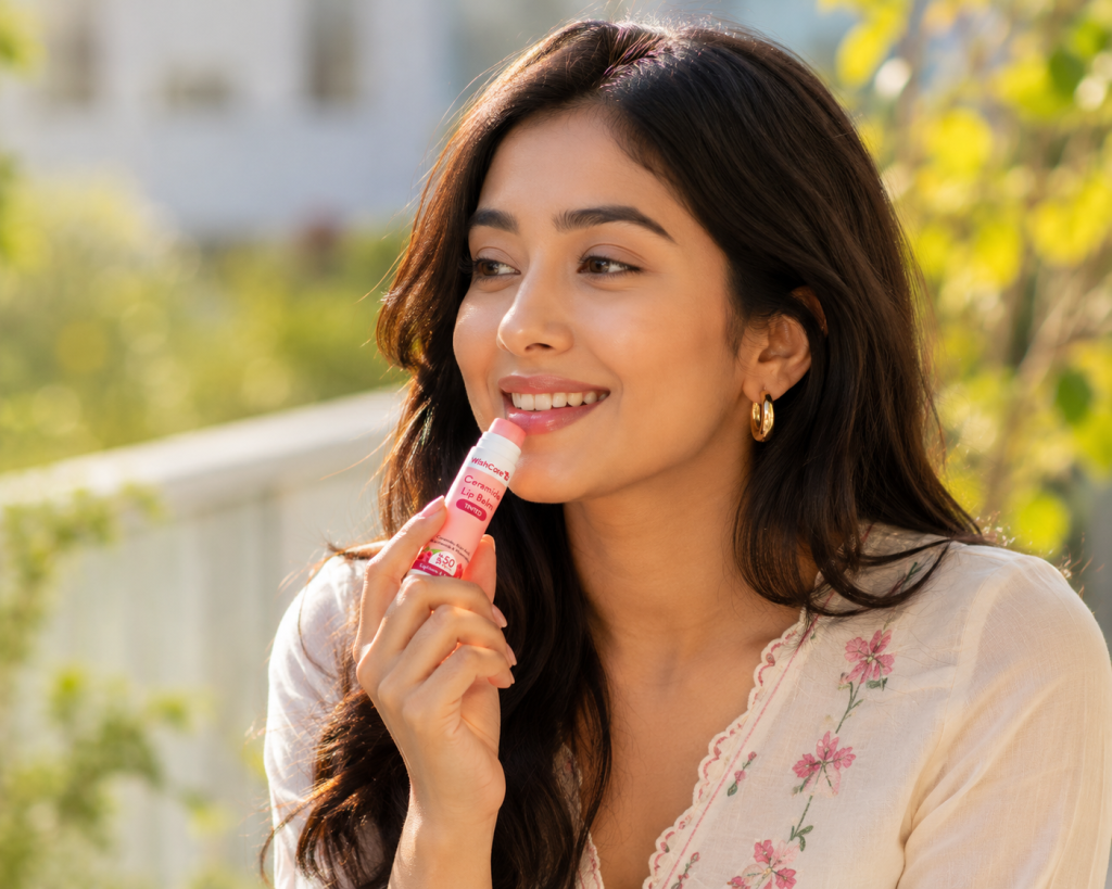 Lip balm with SPF 50 PA++++ for sun protection