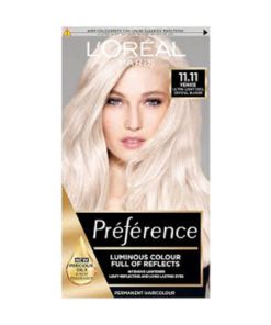 Loreal Hair Color Preference 11.11 Ultra Light Cool Crystal Blonde